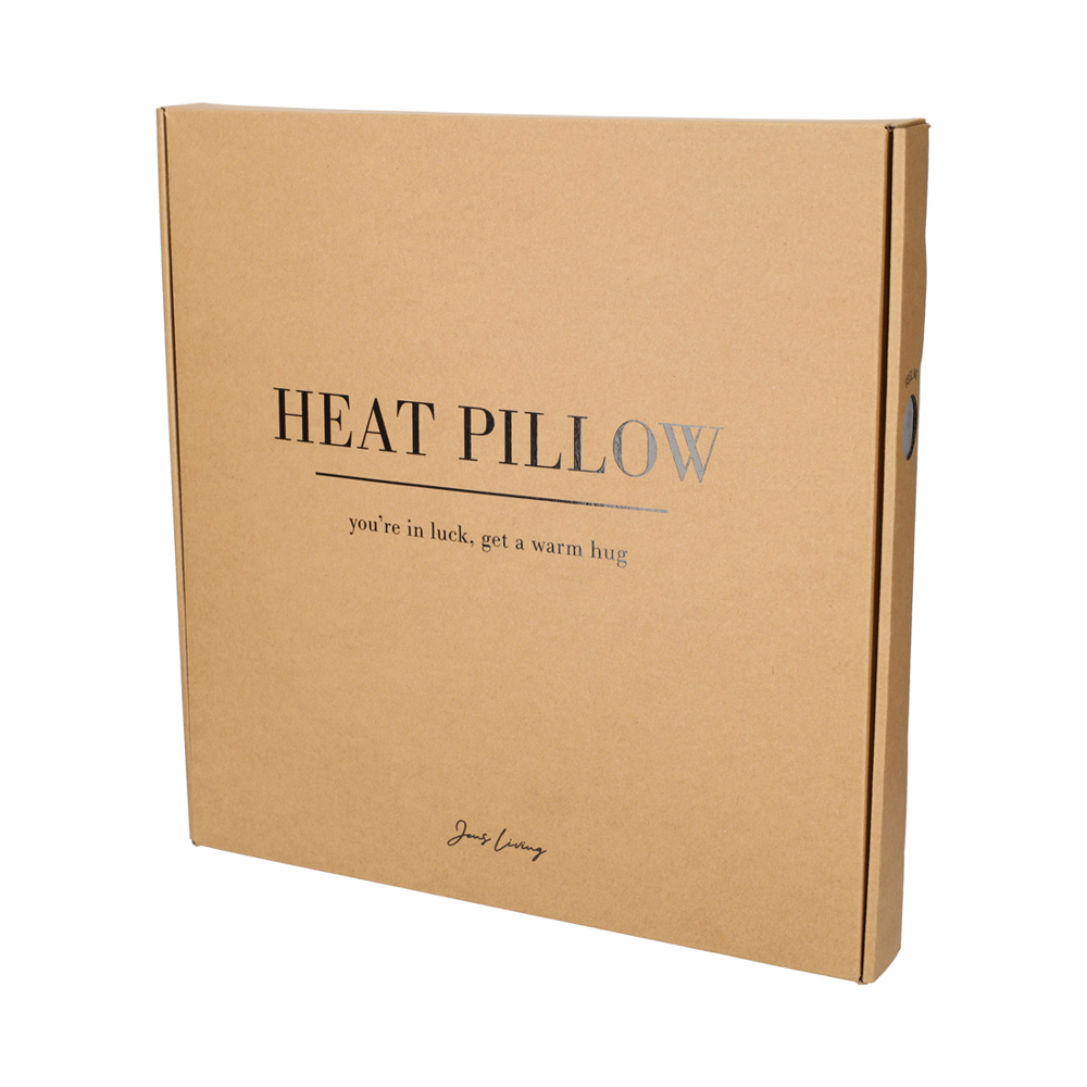 JENS Living Warmtekussen RPET 40x40 Donkergrijs