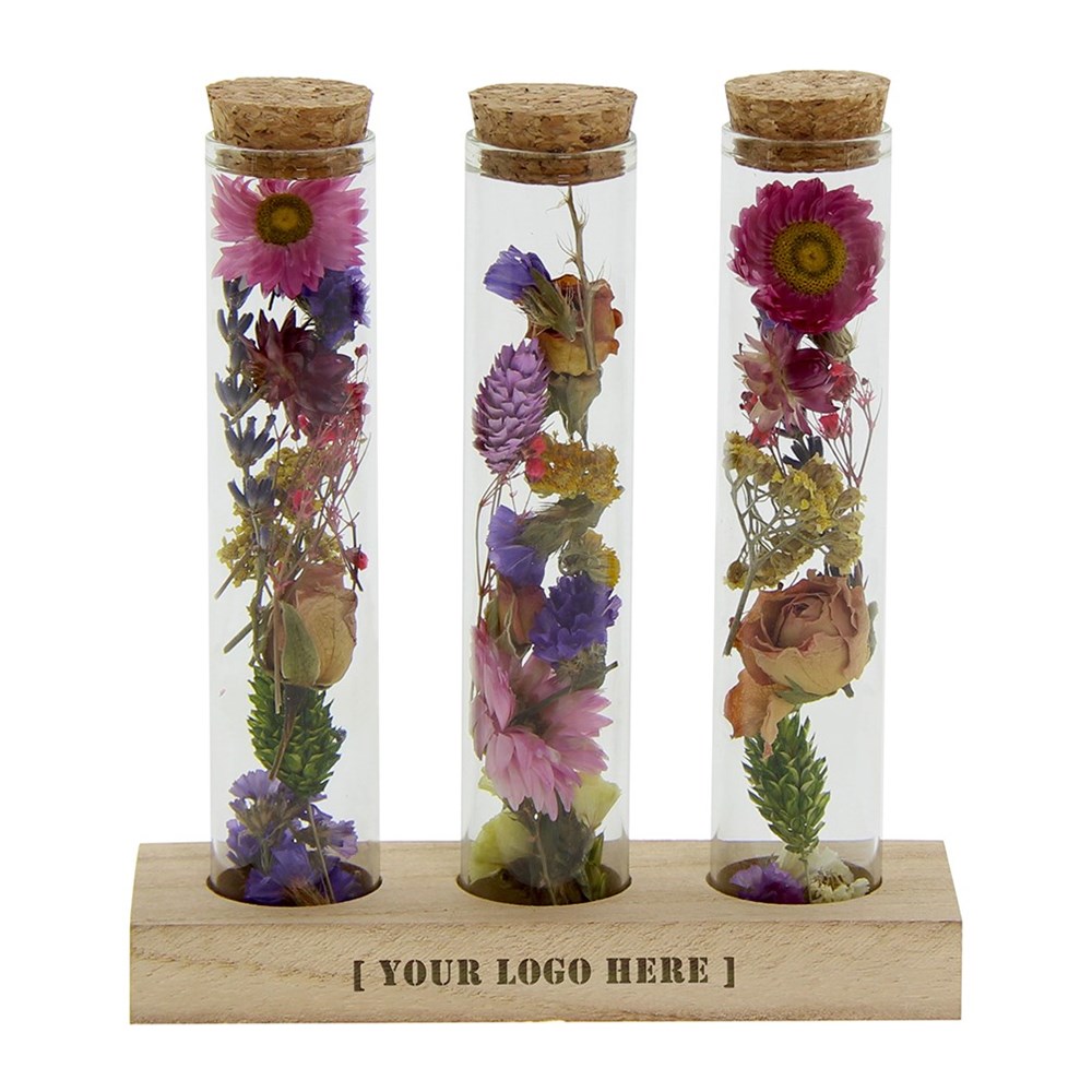 Dried Flowers - Trio tube & wood, Natuurlijk
