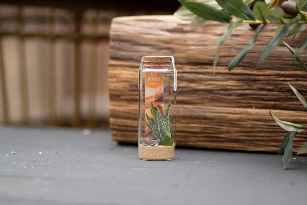 Tiny Treasurez® - Message in a bottle large, In giftbox, Oranje
