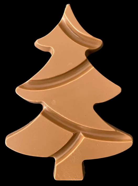 Gouden chocolade Kerstboom