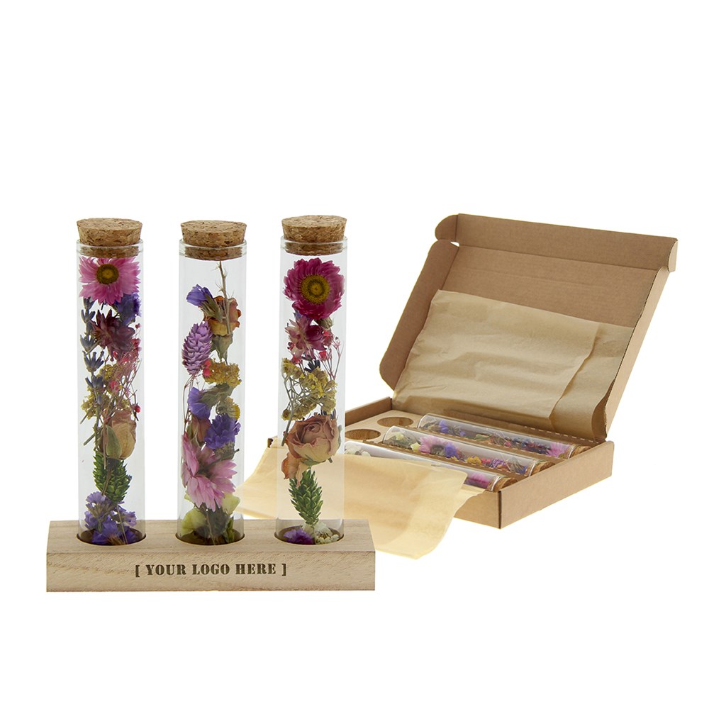 Dried Flowers - Trio tube & wood, Natuurlijk