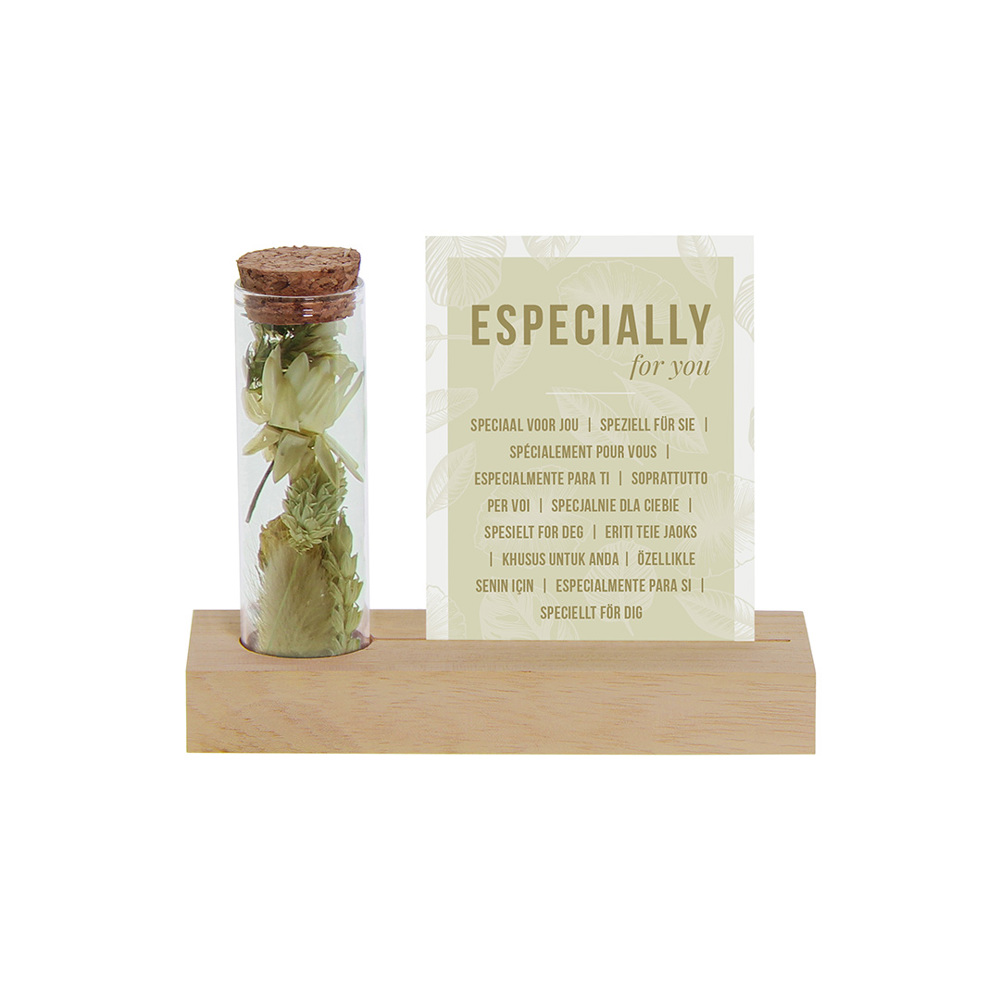 Dried Flowers - Cardholder & tube