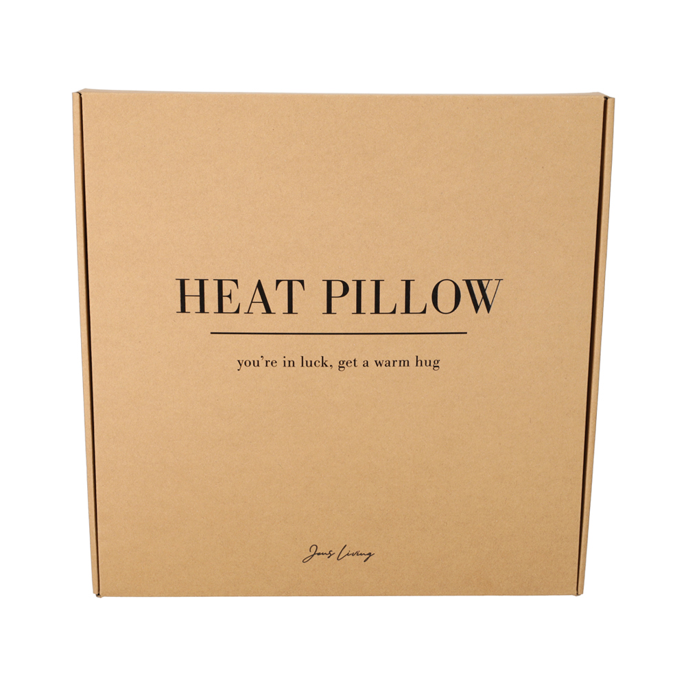 JENS Living Warmtekussen RPET 40x40 Donkergrijs