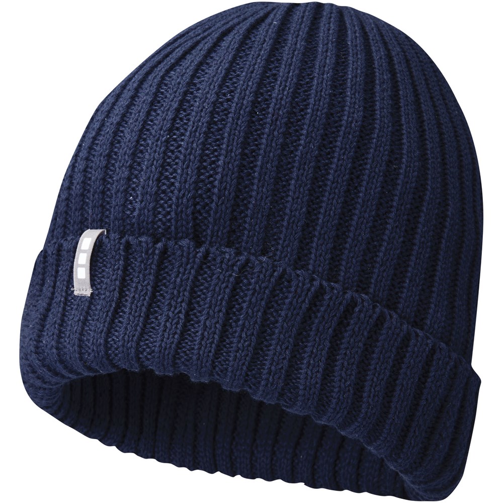Ives biologische beanie - Marineblauw