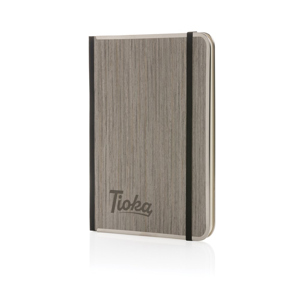 Treeline A5 notitieboek met luxe houten kaft